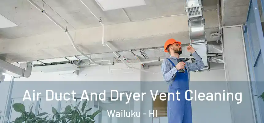 Air Duct And Dryer Vent Cleaning Wailuku - HI