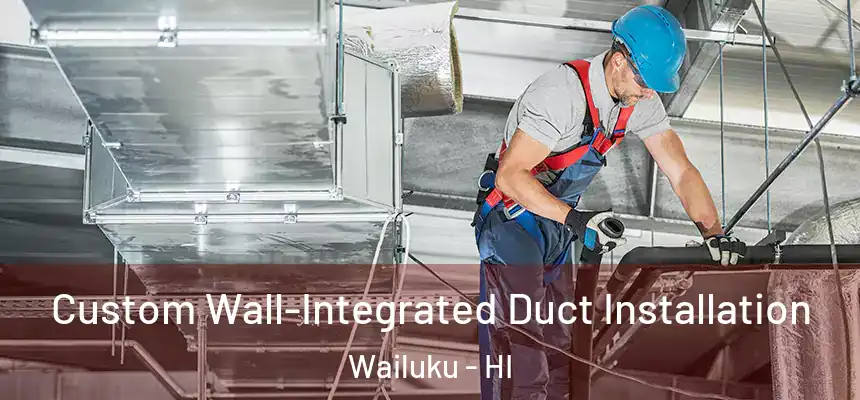  Custom Wall-Integrated Duct Installation Wailuku - HI