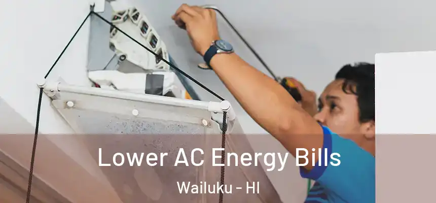  Lower AC Energy Bills Wailuku - HI
