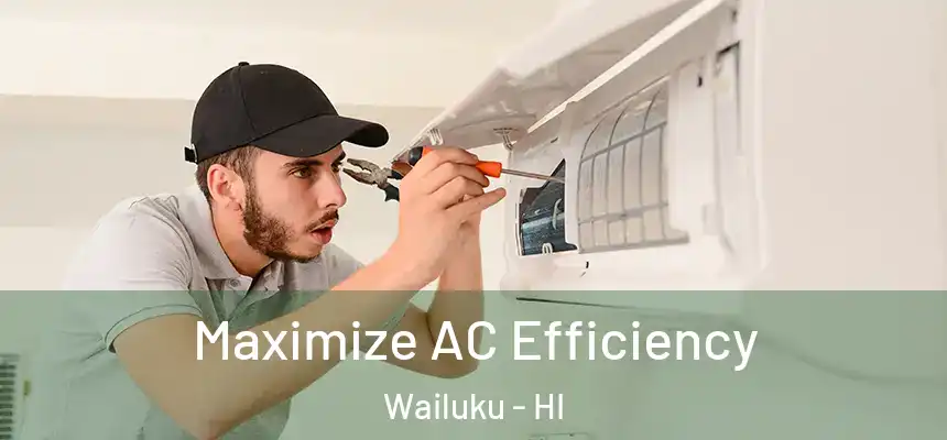  Maximize AC Efficiency Wailuku - HI