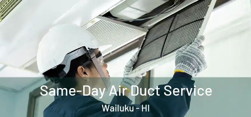  Same-Day Air Duct Service Wailuku - HI